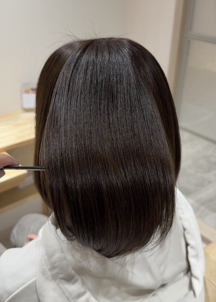 東海村髪質改善ヘアスタイル